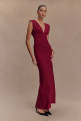 Monique Maxi Dress - Plum