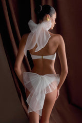 Sheryl Bow Bikini Top - Ivory