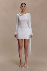 Terrymae Crochet Mini Skirt - White