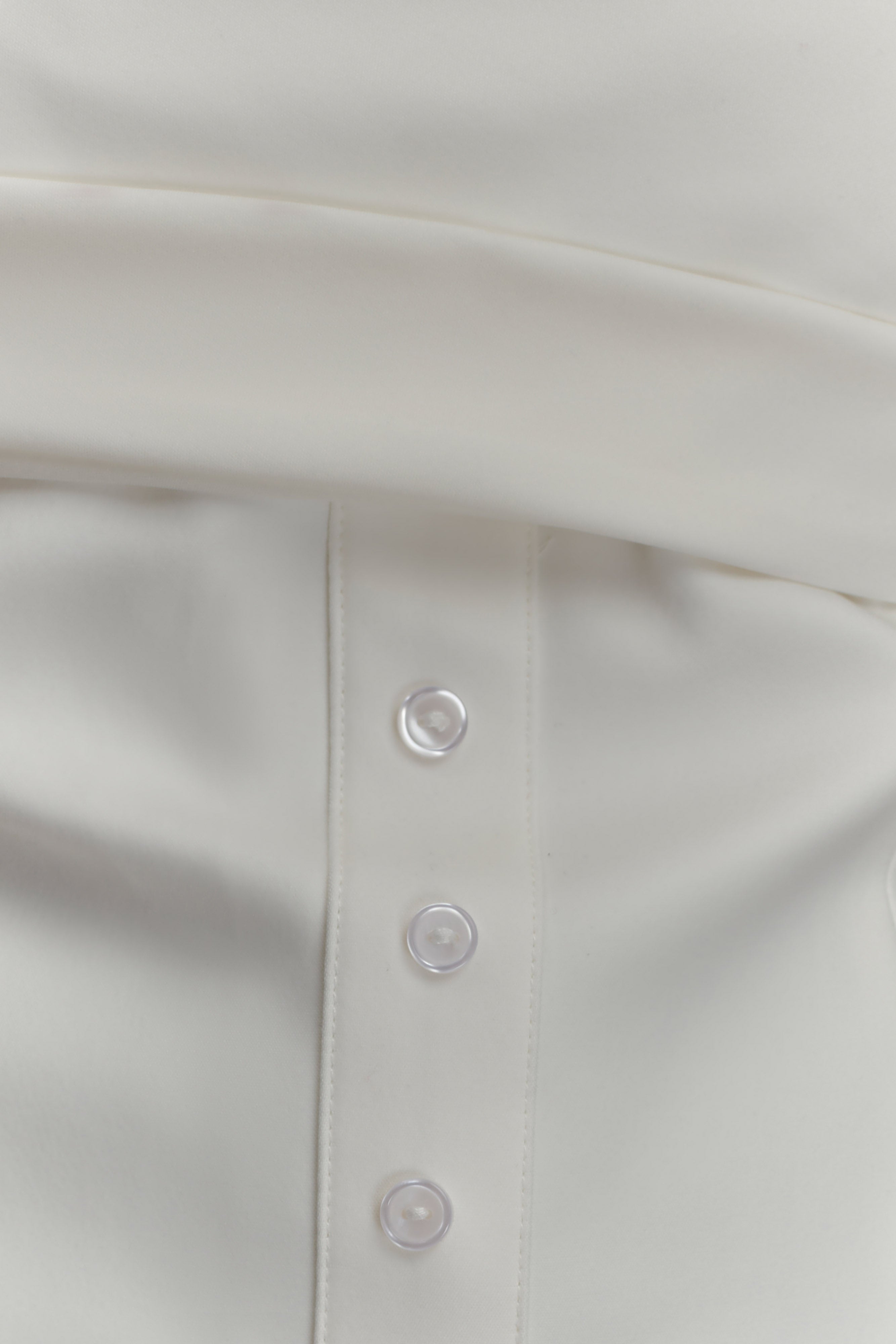 Zillah Strapless Cotton Top - White