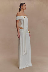 Oliver Slinky Maxi Dress - White
