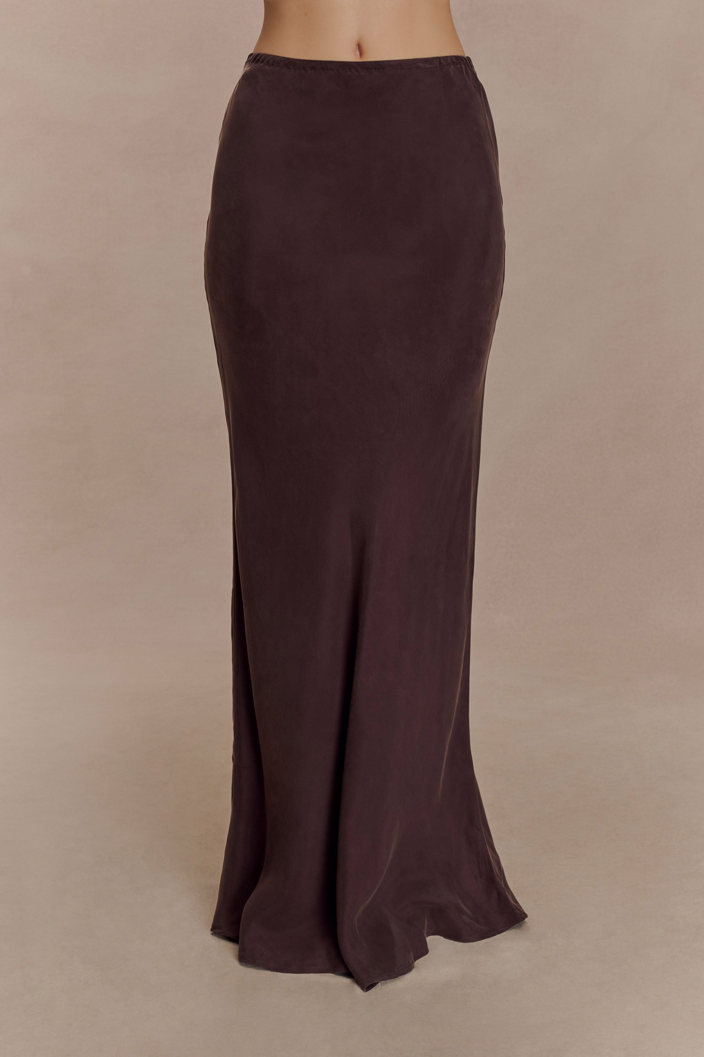 Violeta Maxi Skirt - Dark Chocolate