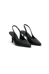Dasha Sling Back Heels - Black