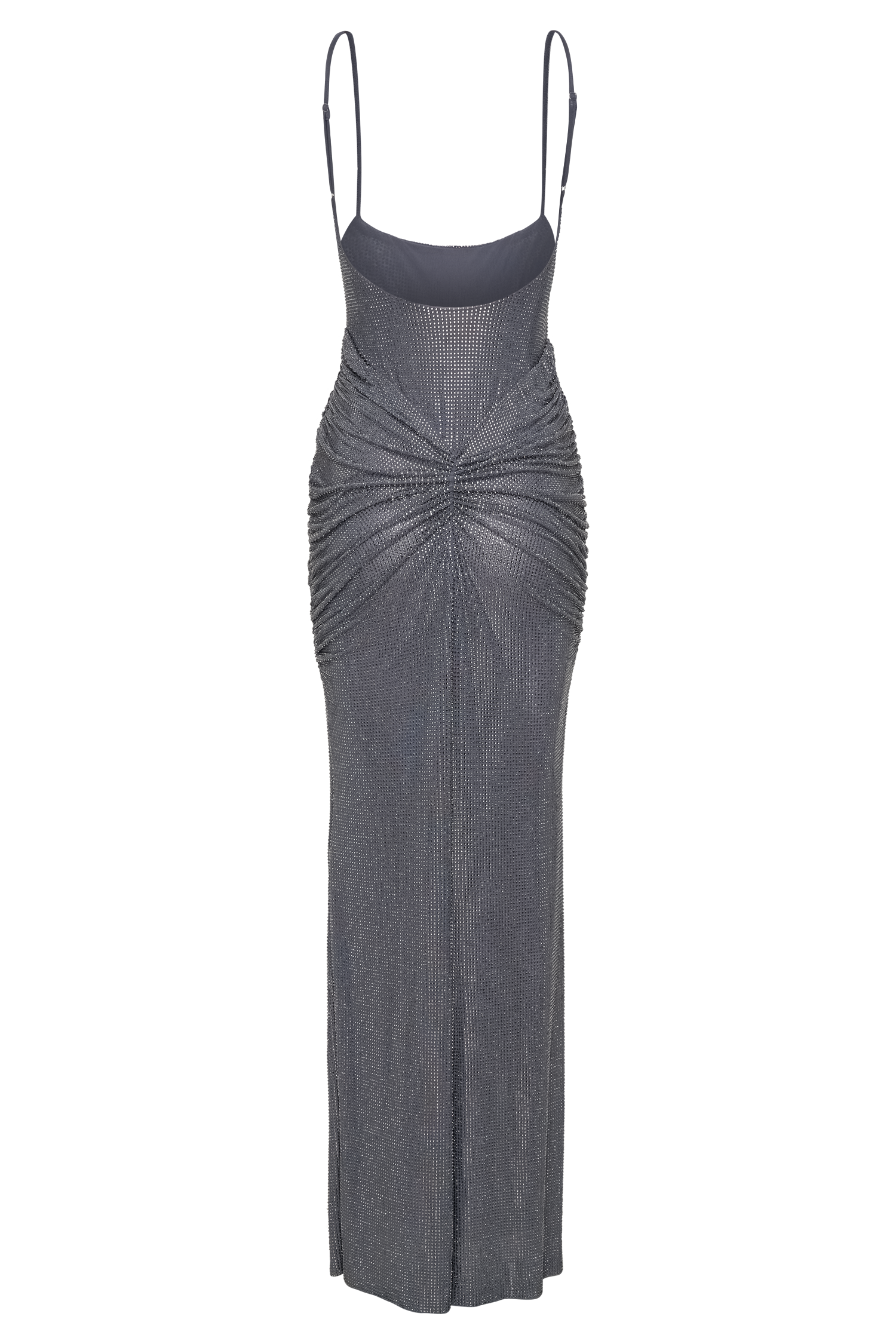 Roisin Diamante Maxi Dress - Gunmetal