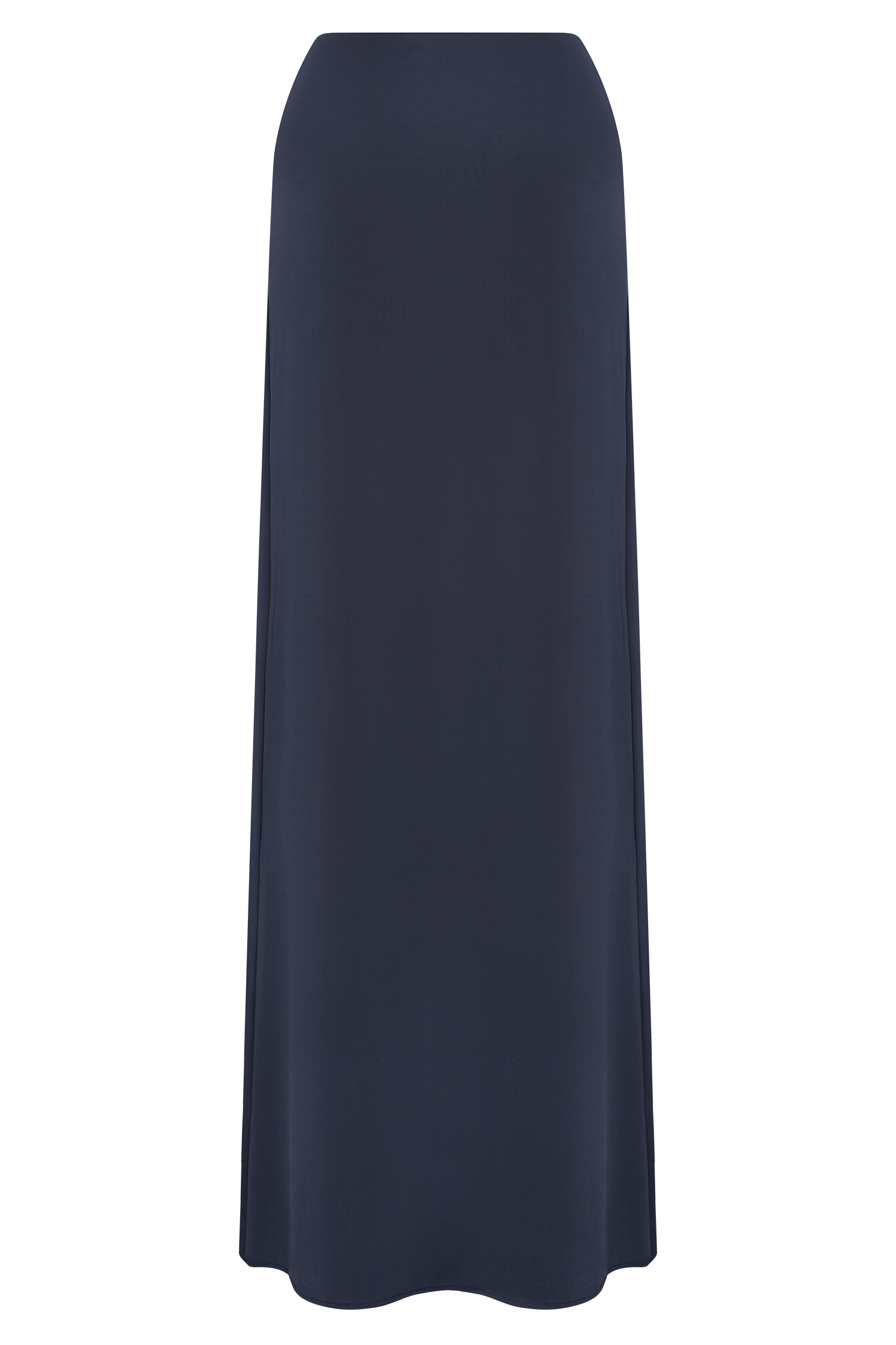 Vivica Slinky Gathered Maxi Skirt - Midnight Navy
